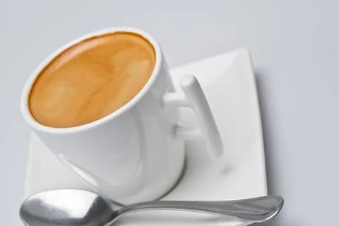 Closeup from a coffee. Stock Photos