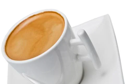 Closeup from a coffee. Stock Photos