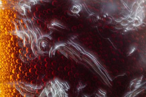 Closeup of cola background, pattern 写真素材