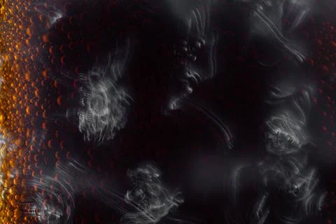 Closeup of cola background, pattern Stock Photos