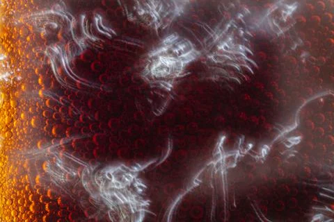 Closeup of cola background, pattern Stock Photos