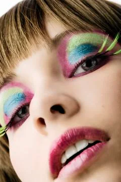 Closeup in color Stock Photos