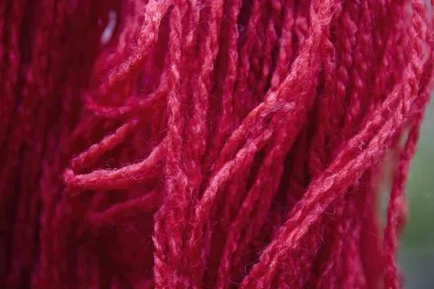Closeup color threads background texture Stock Photos