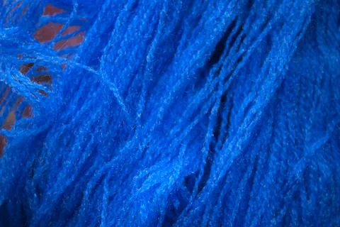 Closeup color  threads background texture Stock Photos
