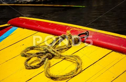 Closeup Colorful Boat Stock Photos