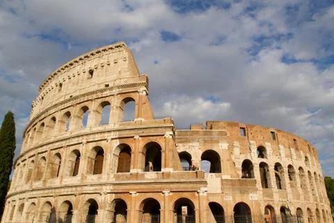 Closeup of Colosseum 스톡 사진