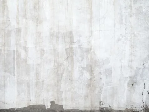 Closeup concrete wall texture with plaster and white paint Stock Photos