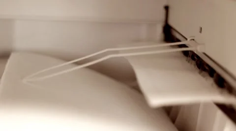 Closeup copier spitting out paper Stock Footage 8360218