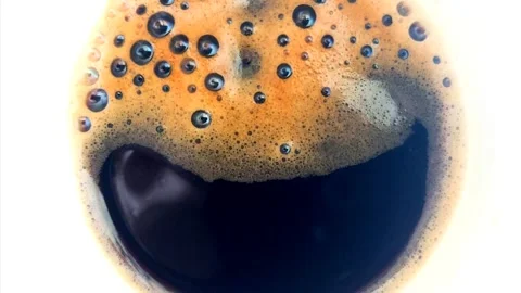 Closeup Crescent Coffee Video stock 297606075