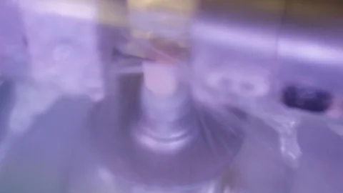 Closeup of a crown being milled Stock Footage 113483894