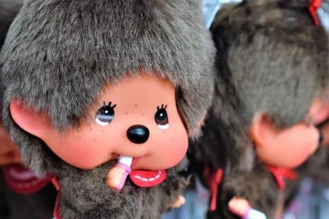 Closeup of a cute doll Stock Photos