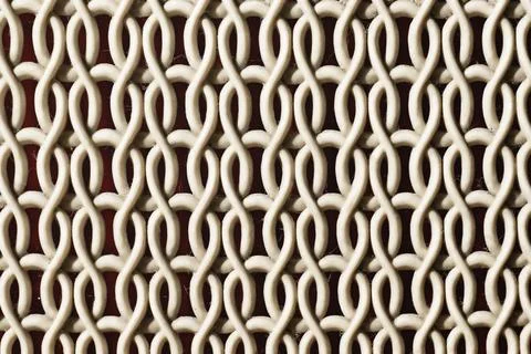 Closeup detail of a horizontal pattern comprised of parallel lines interspe.. 库存照片