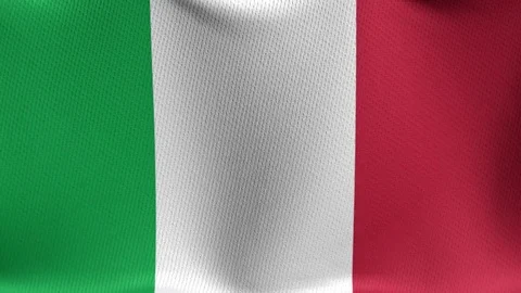 Closeup detailed and loopable waving flag of Italy 스톡 동영상 84988065