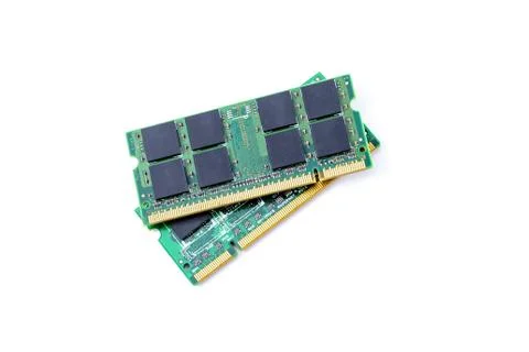 Closeup details of computer memory (RAM) Stock-Fotos