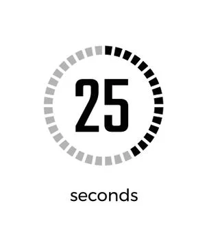 Closeup of Digital Timer on Vector Illustration 스톡 일러스트