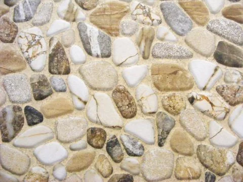 Closeup to Dirty Small Stone surface Background Stock Photos