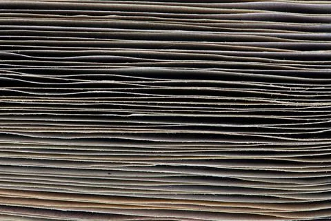 Closeup of dollar banknotes on edge Stock Photos