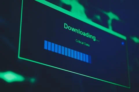 Closeup of Download Process Bar Stock Photos