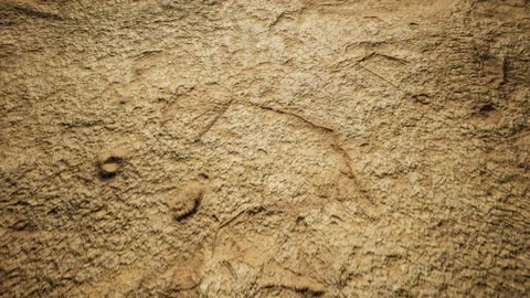 Closeup Dry Soil Ground 4K Video stock 159491244