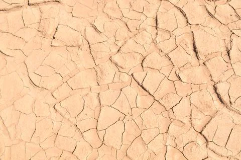 Closeup of dry soil texture 写真素材