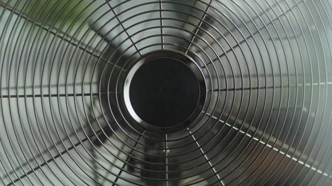 Closeup on electric fan Stock Footage 306105353