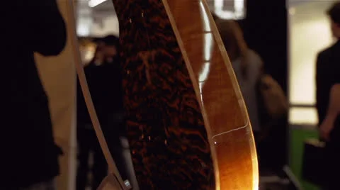 Closeup of electric guitar Video stock 22675667