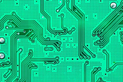 Closeup electronic circuit Stock Photos