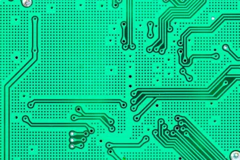Closeup electronic circuit Stock Photos