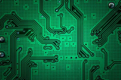 Closeup electronic circuit Stock Photos