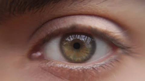 Closeup Eye blinking Видео 67982221