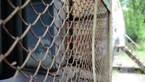 Closeup of fences. Video stock 102241668