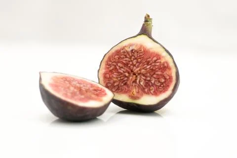 Closeup of a fig Stock Photos