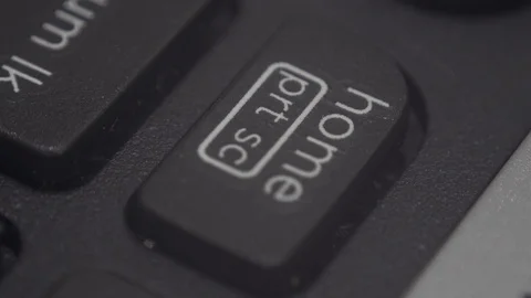 Closeup of a finger pressing a key on a computer keyboard Stock Footage 118299045