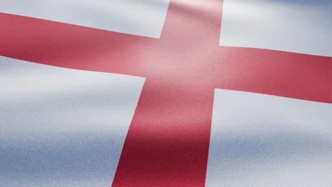 Closeup flag of England Video stock 276498423