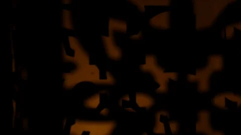 Closeup flame in dark Stock Footage 99838491