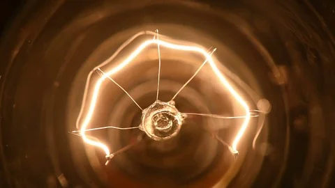 Closeup flashing light bulb Stock Footage 78255046