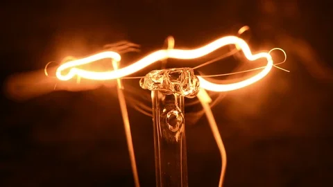 Closeup Flashing Light Bulb Stock Footage 90017662