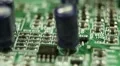Closeup Focus Mainboard View Electronic Scheme Circuit Integrated New Interface HD Footage