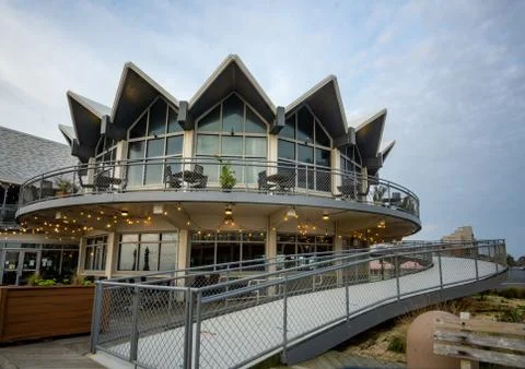 A closeup of the former iconic Howard Johnson restaurant Stock Photos
