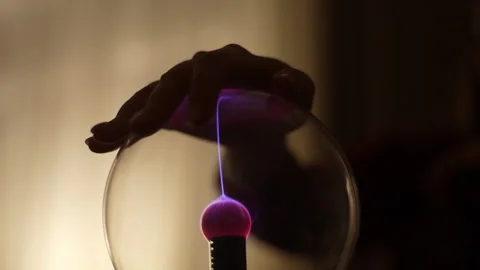 Closeup of fortune teller performing ritual with shining crystal ball. Gypsy Stock Footage 276369405