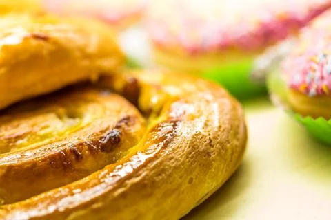 Closeup on french grape bread Stock Photos