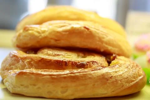 Closeup on french grape bread Stock Photos