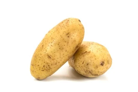 Closeup of fresh potatoes Foto stock