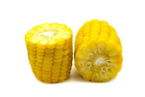 Closeup of fresh sweet corn Stock Photos