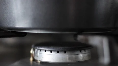 Closeup of Gas Element Stock Footage 96364762