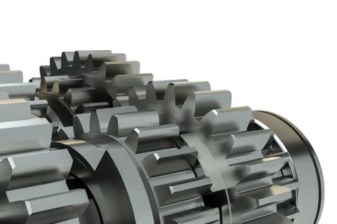 Closeup gear wheels 스톡 일러스트