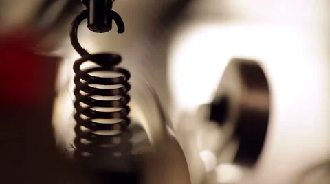 Closeup of grunge working mechanism Stock Footage 42689895