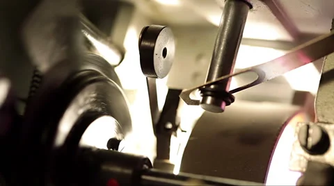 Closeup of grunge working mechanism Stock Footage 42689907