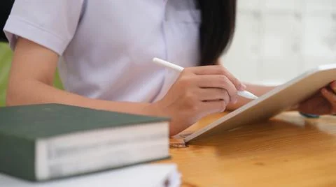 Closeup hand coding programing computer software. 스톡 사진