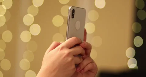 Closeup, hands and chat with smartphone for social media, connection and scro Stock Footage 303345894